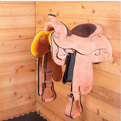 EASY-UP Fold Down Western & English Saddle Rack for Horse | Durable & Versatile | Mountable Design | 5-Year Warranty