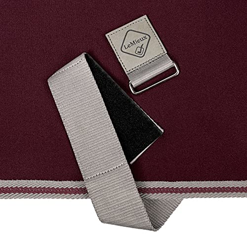LeMieux Arika Jersey-Tek Fleece - Cooling- Blanket - Burgundy - 84" - color: Burgundy, size: 84"