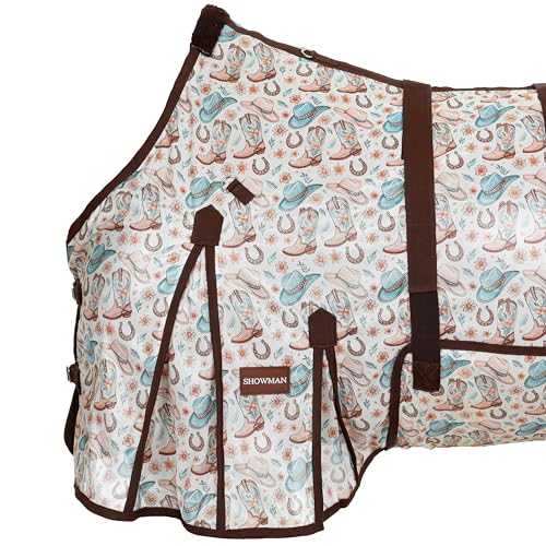 Showman Western Whimsy Mesh Fly Sheet w/Detachable Neck Cover