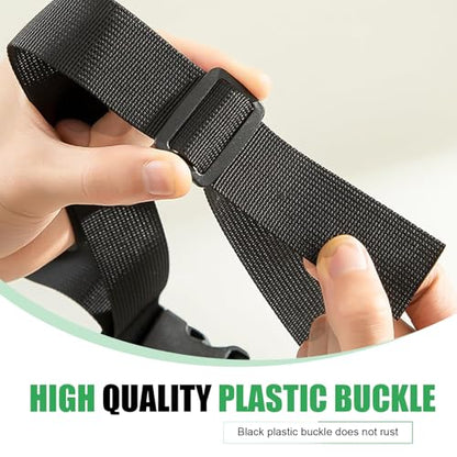 Car Battery Tie Down Strap, 39 Inch Adjustable Quick Release Buckle Battery Hold Down, Nylon Webbing Straps with Plastic Carabiner, Universal for Cars, SUVs, Boats, Luggage & Outdoor Sports