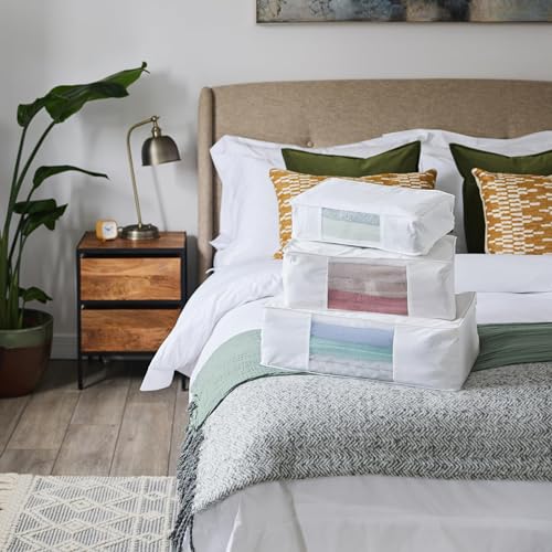Hayden Hill Luxury Organic Cotton Sweater Storage Bag For Cashmere 18 Inch
