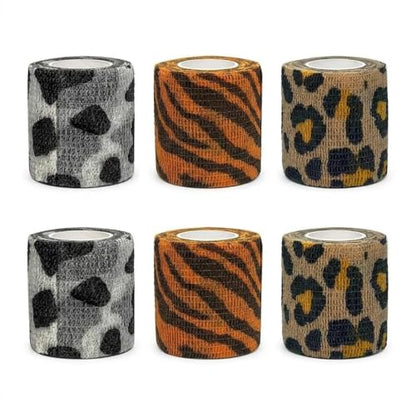 6 Pack Vet Wrap Cohesive Bandages Self-Adhesive Bandage Wrap - color: Furprint
