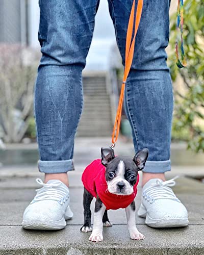 Gooby Stretch Fleece Vest Dog Sweater, Red, X-Small - color: Red, size: X-Small Length (7")
