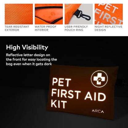 ARCA PET Dual First Aid Kit Bundle – Home, Travel, and Outdoor Emergency Essentials