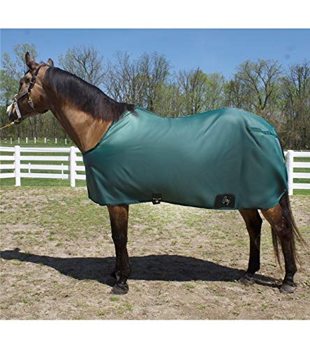 Jacks Imports Nylon Stable Sheet Closed Front BLACK 76"