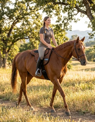 Horse Western Lightweight Neoprene Padded Bareback Saddle Pad 39186 - color: Brown, size: Pad: 24" L x 36" W