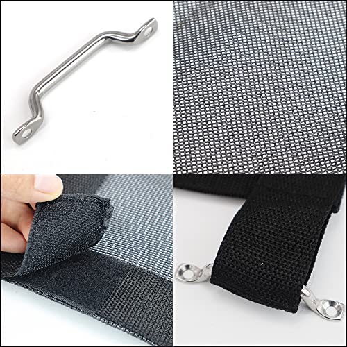 35 Inch Length x 26 Inch Height Horse Trailer Window Screen with Mesh Hole 0.04 * 0.04inch,2 Pack - style: 2 Pack