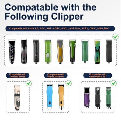 3 Pack 10 Clipper Blade Compatible with Andis, Wahl and Oster Dog Clippers - color: 10# 3PACK