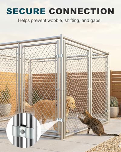 10 Sets 1-5/8 inch Chain Link Fence Panel Clamps - size: 10 Sets-1-5/8 inch