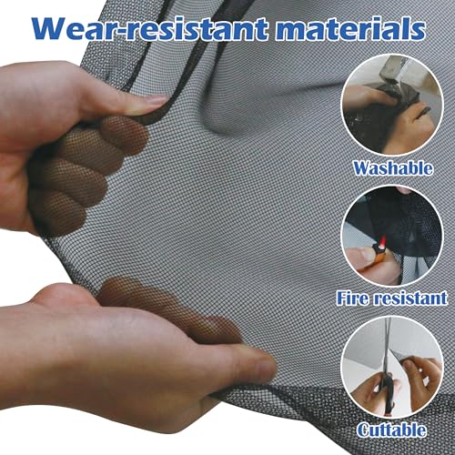 45"x98' Fiberglass Window Screen Replacement Mesh Roll Pet Proof