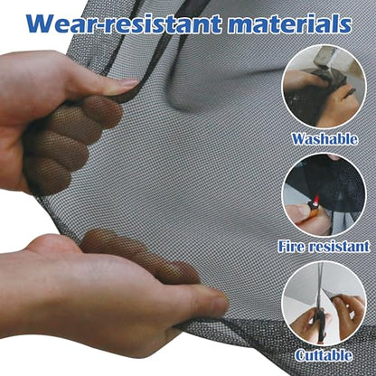 45"x98' Fiberglass Window Screen Replacement Mesh Roll Pet Proof
