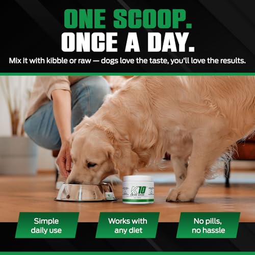 K10 Amino Acids for Dogs, All-in-One Dog Supplement, 30 Servings/Tub - style: Amino Acids
