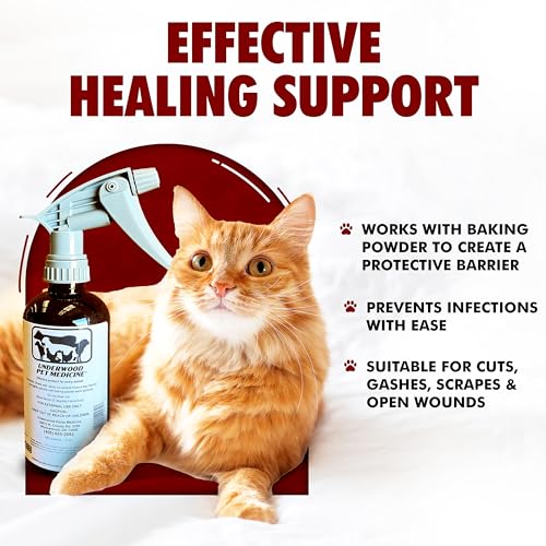 Pet Wound Care Spray with Trigger, Animal Wound Cleaner, 16 oz, No-Sting