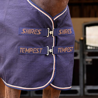 Shires Tempest Original Waffle Cooler (Navy, 69") - color: Navy, size: 69"