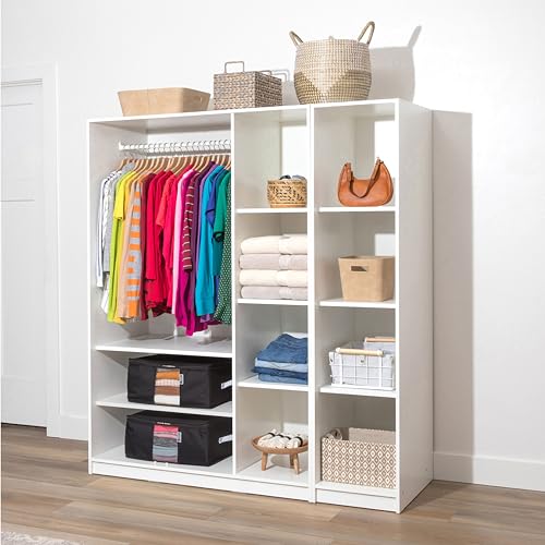 Cedar Clothes Storage Bag Organizer, Protects From Moths, Set of 2, Black - color: Black