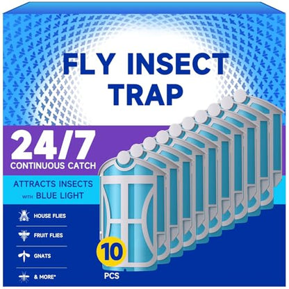 10 Pack Flying Insect Trap Refills, Compatible with Flying Insect Trap M364 M364A and Max