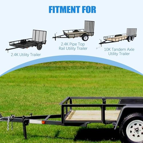 2 Packs Trailer Gate Spring Latch Kit 819T for Carry-On Utility Trailers