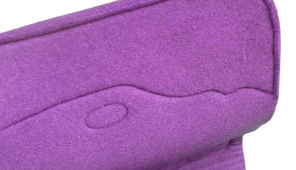 Horse 32"x30" Western Contoured Wool Felt Therapeutic Saddle Pad 39253 - color: Purple