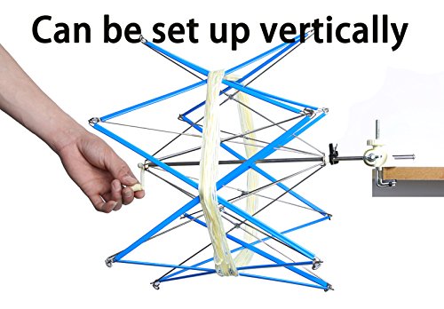 cuteDIY Yarn Swift, Umbrella Swift for Yarn Winder with Storage Case