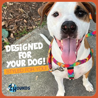 2 Hounds Design Freedom No Pull Dog Harness and Leash, 1" XXL, Burgundy - color: Burgundy, size: XXL (Chest 38" - 44")