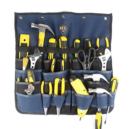 PT-N018 MultiPatternal Adjustable Hanging Bag Tool Organizer, Blue