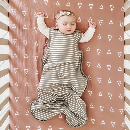 Woolino Toddler Sleeping Bag, 4 Season, Merino Wool and Organic Cotton, Baby Sleep Bag or Sack, 2-4 Years, Earth - color: Earth