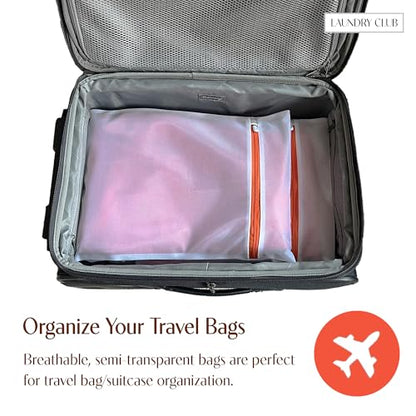 3 Pack Mesh Laundry Bags for Daily Essentials 16inx20in LAUNDRY CLUB® - size: 16 x 20 inches