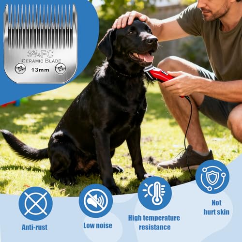 Dog Grooming Replacement Blades Compatible with Andis Dog Clipper - size: 3FC