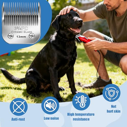 Dog Grooming Replacement Blades Compatible with Andis Dog Clipper - size: 3FC