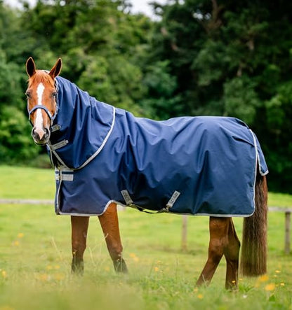 Amigo® Ripstop 900D Plus Turnout 0g - Navy/Titanium Grey, 72 inches - color: Navy/Titanium Grey, size: 72 inches