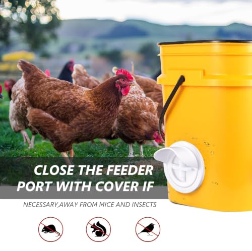 MAFONE DIY Chicken Feeder No Waste,Mess Cups Kit