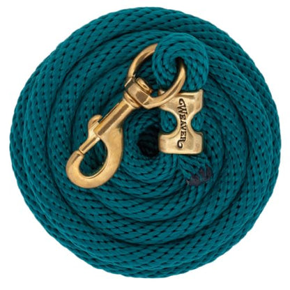 Weaver Leather Poly Lead Rope, Navy/Blue/Turquoise, 5/8 x 10'