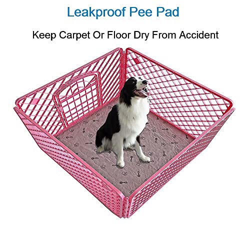 Peepeego 2Pack 36"x36" Pee Pads Washable Waterproof Rugs for Dog Training - size: 2Pack 36x36