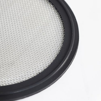 100 Micron VITON/FKM Tri Clamp Screen Filter Gasket 316L (100Uf Micron/150Mesh) Stainless Steel Pharmaceutical Grade Filter Mesh. VITON with & FDA Certification (6") - size: 6"