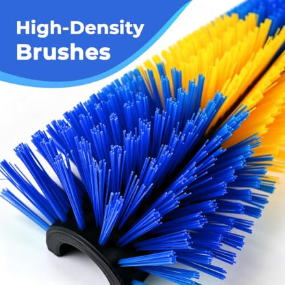2 Packs Livestock Scratch Brush, Goats Brush Horse Scratching Post - color: Blue
