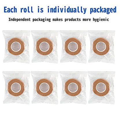 24 Pack Self Adherent Cohesive Wrap Bandages 1 Inches X 5 Yards,First Aid Tape, Elastic Self Adhesive Tape, Athletic, Sports wrap Tape, Bandage Wrap for Sports, Wrist, Skin Colour Athletic Tape - size: 24 Count (Pack of 1)