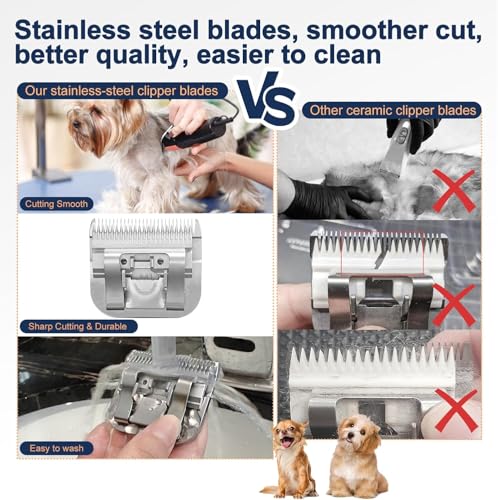 40# Clipper Blade Compatible with Andis,Wahl and Oster Dog Clippers - color: 40# 1PACK