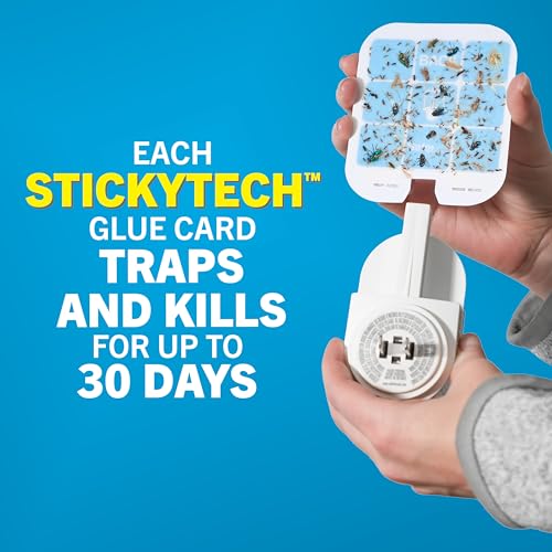 Safer Home Flying Insect Trap, Plug-In Fruit Fly Trap for Indoors, 1-Pack - size: 1 Trap + 2 Glue Cards