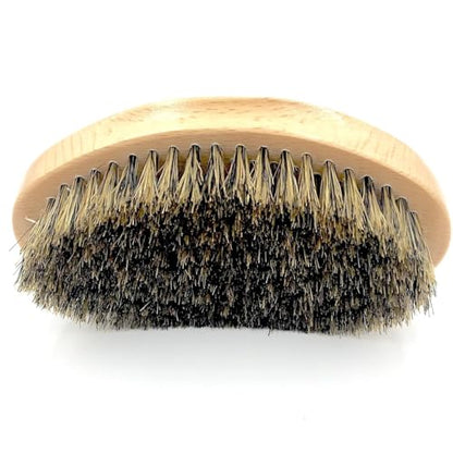 Parker Natural Boar Bristle Military-Style Hair and Beard Brush