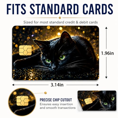 4PCS Bee Credit Card Skin, Debit Cards Cover Personalized Stickers - color: Bee