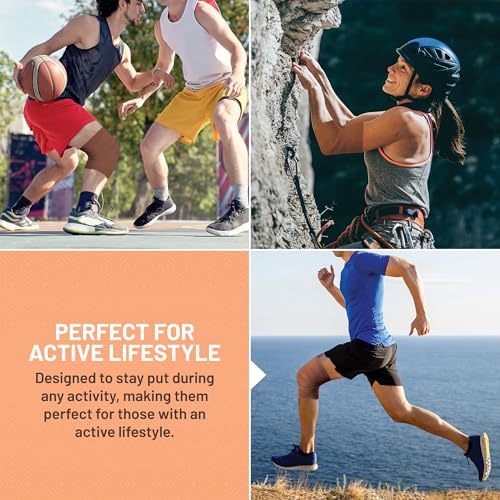 6 Pack, Self Adherent Cohesive Tape - 2" x 5 Yards, (Medium Tan Shade) Self Adhesive Bandage Rolls & Sports Athletic Wrap for Ankle, Wrist, Knee Sprains and Swelling
