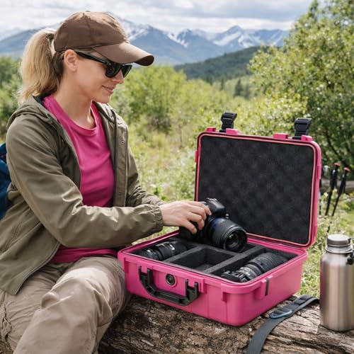 Relaxweex 16.3 x 6.5 x 3.7 Inch Hard Case, Grid Shell, Rose Red - color: Rose Red, size: 16.3 x 6.5 x 3.7 Inch, style: Grid Shell