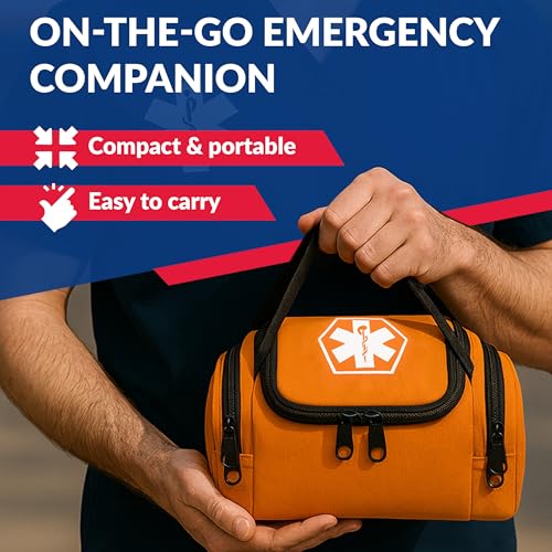 Dixie EMS Dixigear Empty First Responder II Bag 10.5" x 5" x 8" - Orange - color: Orange
