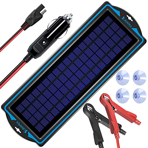 SUNAPEX 5W 12V Solar Car Battery Trickle Charger & Maintainer - size: 5W