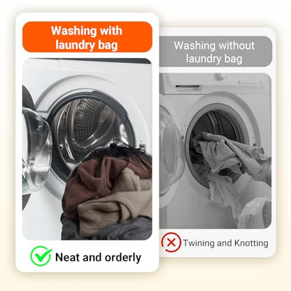 Extra Large Mesh Laundry Bag Heavy Duty Mesh Wash Bag with Drawstring Closure for College, Dorm, Travel, Family and Apartment Dwellers, 27 x 36 Inches, Black - color: black