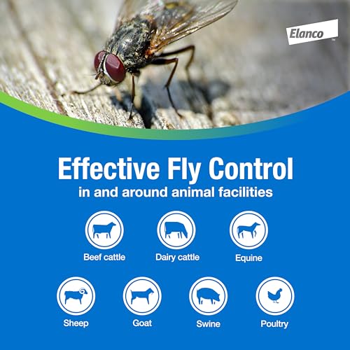 Elanco Animal Health QuickBayt Fly Bait | Premise for Livestock Facilities | Controls Flies | 5 lb Pail