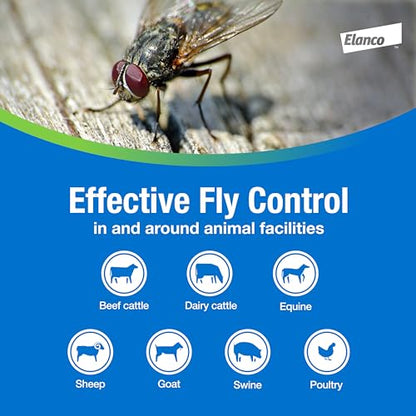 Elanco Animal Health QuickBayt Fly Bait | Premise for Livestock Facilities | Controls Flies | 5 lb Pail