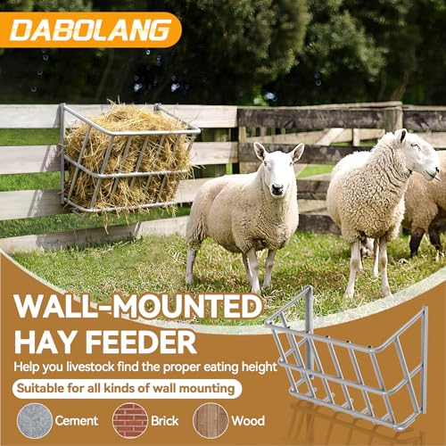 Hay Feeder for Goats,20 Gallons Livestock Feeder - size: 27INCH