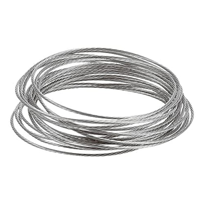 OOK 50114 50-Pound 9-Feet Dura Steel Stainless Steel Hanging Wire - color: Silver, size: 9'