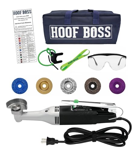 Goat Hoof Trimmers Kit, Complete 110V Electric Set with Supplies